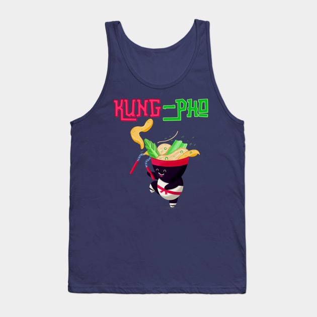 Kung Pho Tank Top by GiveMeThatPencil